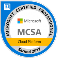 MCSA: Cloud Platform Microsoft Certified Solutions Associate