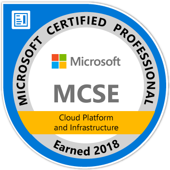 MCSE: Cloud Platform and Infrastructure